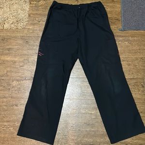 Apple Bottoms Black Scrub Pants Design On Pockets